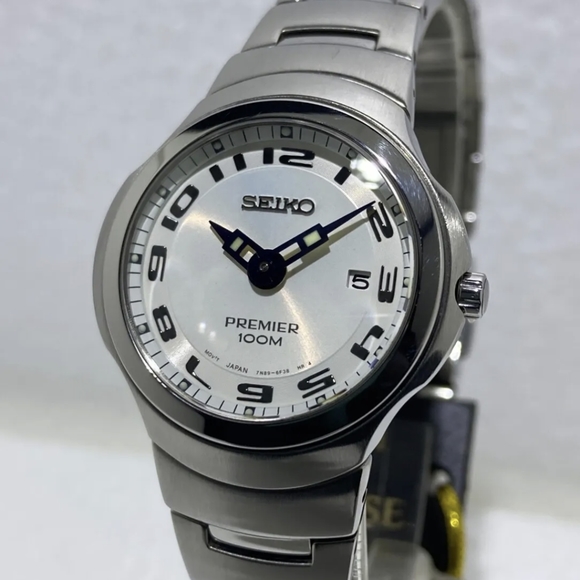 Seiko Premier Stainless Steel Men's Watch SKP051 - Picture 2 of 2